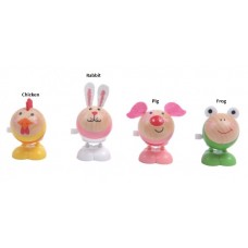 Wooden Wind Up Jumping Animal Wooden Wind Up Jumping Animal